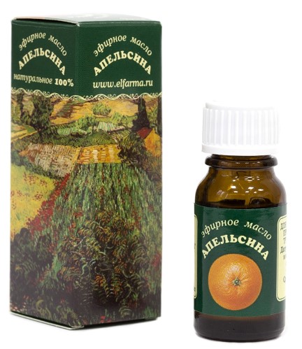 Изображение товара Elfarma масло эфирное апельсин 10 мл в индивидуальной упаковке