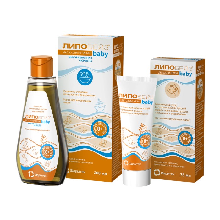 Изображение товара Набор ЛИПОБЕЙЗ БЕБИ КРЕМ ДЕТСКИЙ Д/ТЕЛА 75МЛ + МАСЛО ДЕТСКОЕ Д/КУПАНИЯ 200МЛ со скидкой