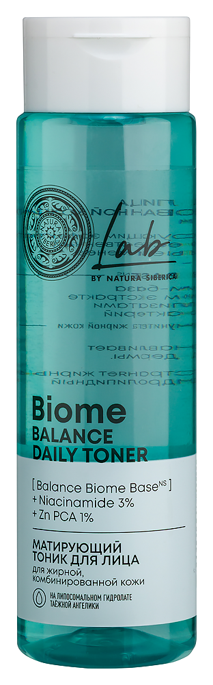 Изображение товара Natura Siberica Lab Biome тоник для лица матирующий для жирной и комбинированной кожи 250 мл