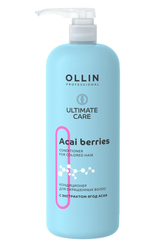 Изображение товара Ollin ultimate care кондиционер для окрашенных волос с экстрактом ягод асаи 1000 мл