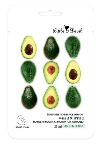 Изображение товара Little devil маска питательная с экстрактом авокадо 1 шт.