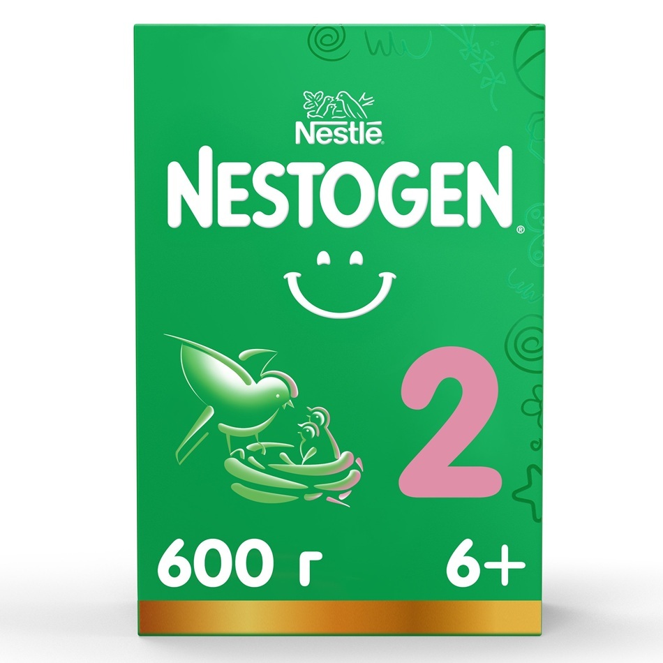 Изображение товара Nestogen 2 молочная смесь для детей с 6 месяцев 600 гр с омега-3 и лактобактериями Изображение товара Nestogen 2 молочная смесь для детей с 6 месяцев 600 гр с омега-3 и лактобактериями