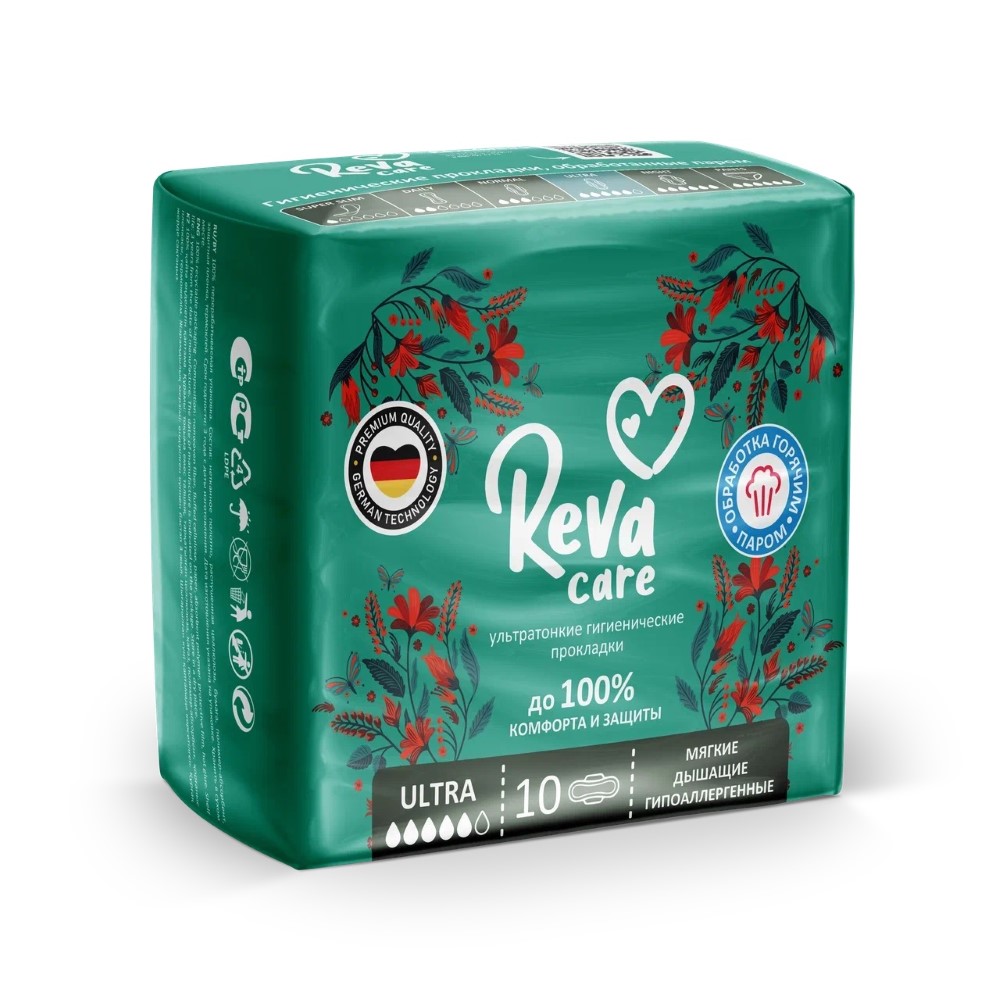 Изображение товара Reva care ultra прокладки без запаха 10 шт.