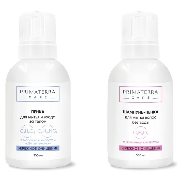 Изображение товара Набор Primaterra Care Пенка 500мл + Шампунь 500мл