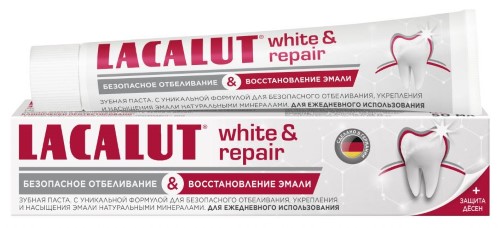 Изображение товара Lacalut white & repair зубная паста 75 мл