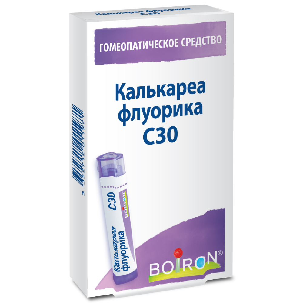 Изображение товара Калькареа флуорика c30 гомеопатический монокомпонентный препарат минерально-химического происхождения гранулы гомеопатические 4 гр