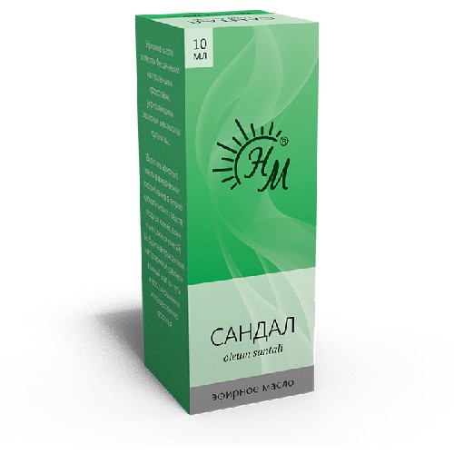 Изображение товара Натуральные эфирное масло сандал 10 мл для ароматерапии и ухода за кожей