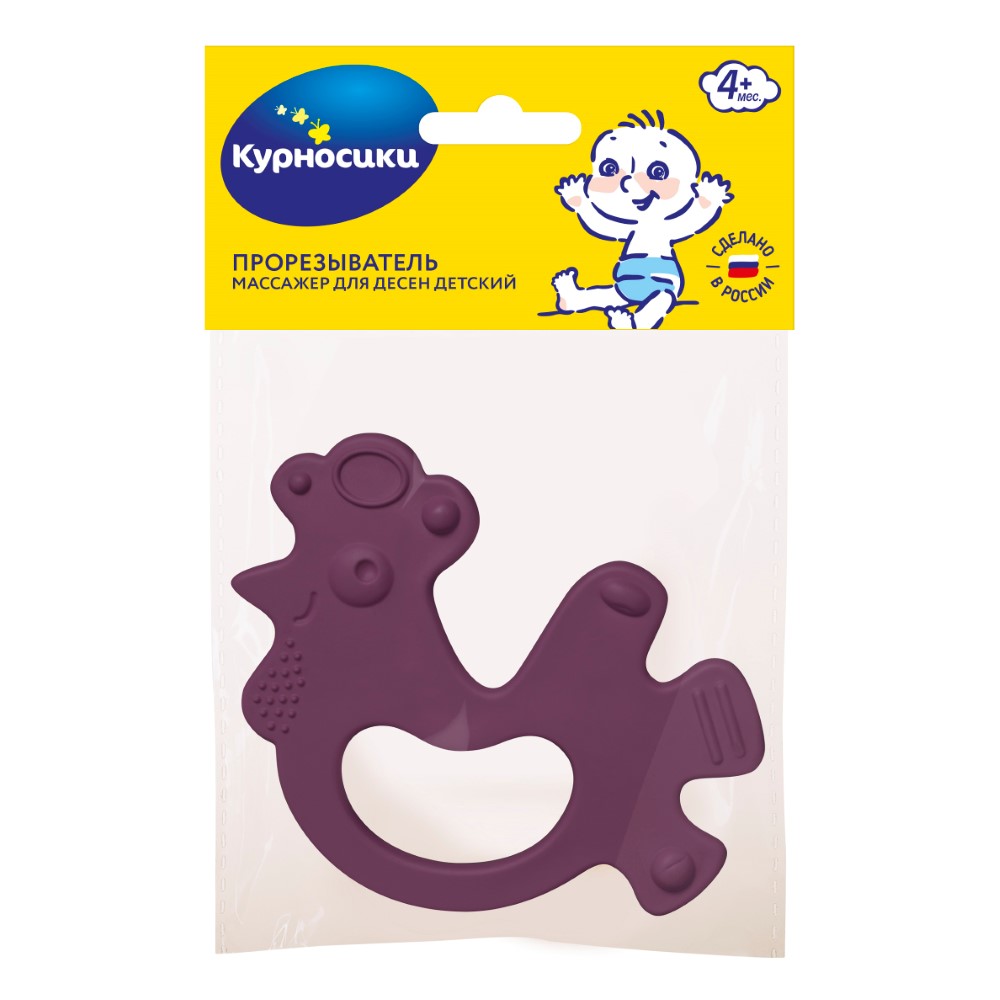 Изображение товара Курносики прорезыватель для зубов массажер для десен 4+ месяцев