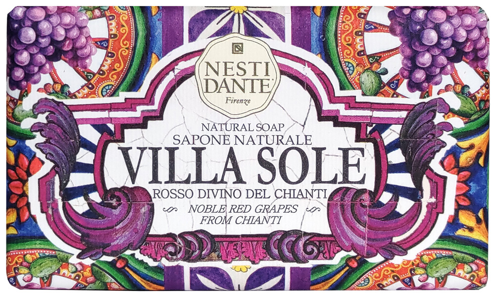 Изображение товара Мыло виноград из Кьянти Nesti Dante Villa Sole 250 г натуральное для тела