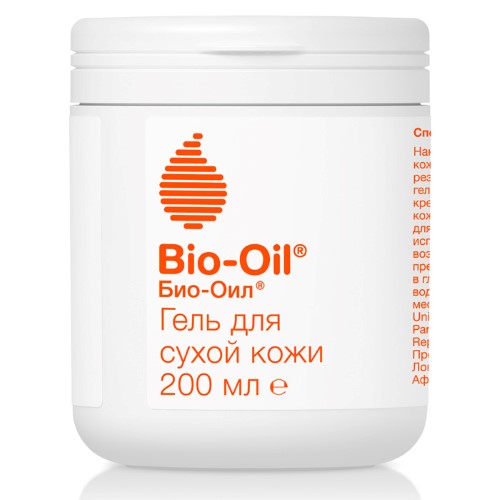 BIO-OIL ГЕЛЬ ДЛЯ СУХОЙ КОЖИ 200МЛ инструкция по применению
