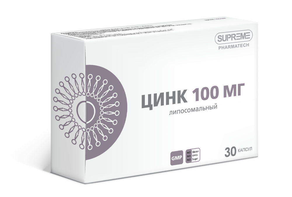 Изображение товара Липосомальный цинк 30 капсул по 548 мг для здоровья иммунной системы