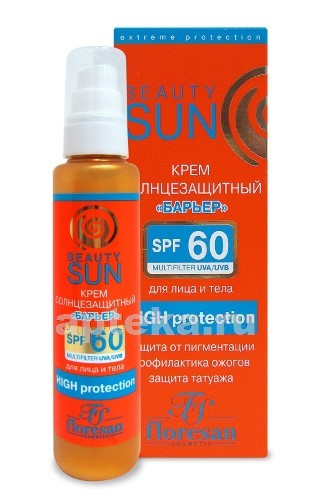 FLORESAN BEAUTY SUN СОЛНЦЕЗАЩИТНЫЙ КРЕМ «БАРЬЕР» SPF60 75 МЛ - цена 136 ...