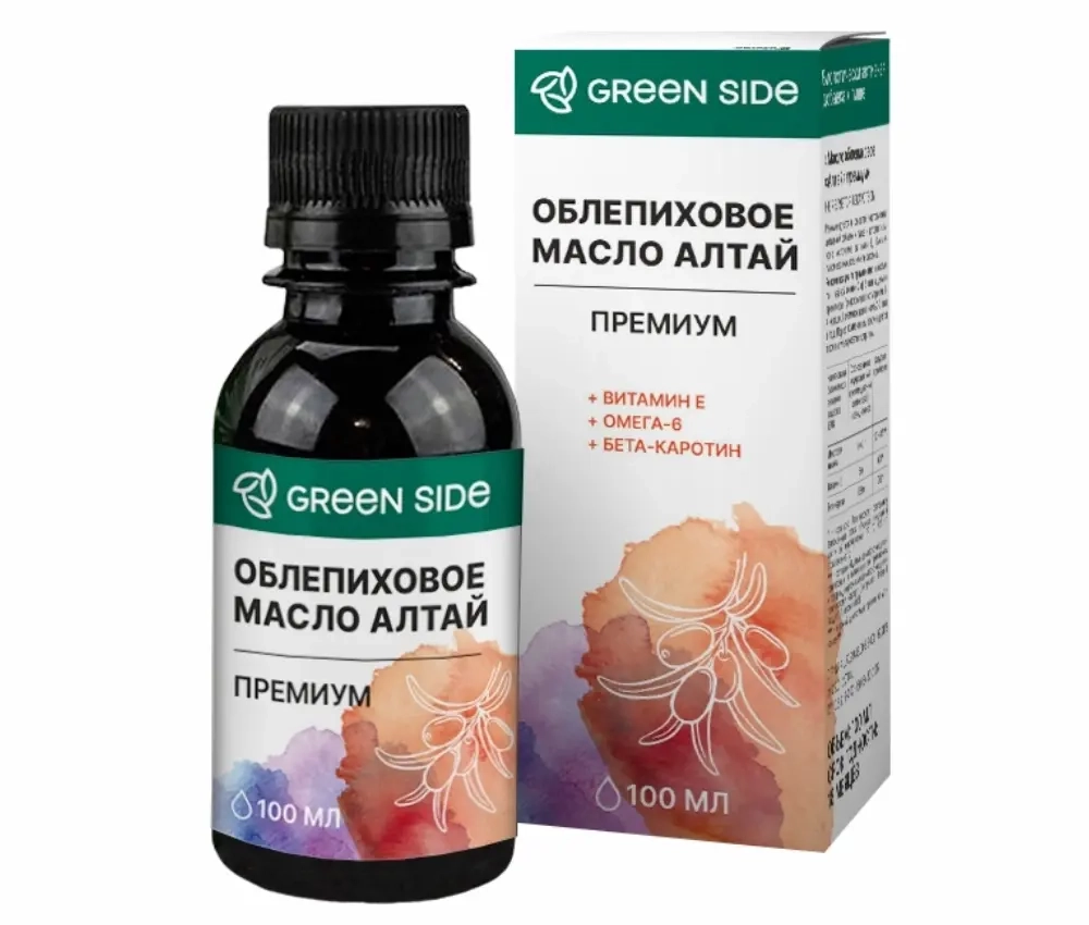 Green side масло облепиховое алтай премиум 100 мл инструкция по применению