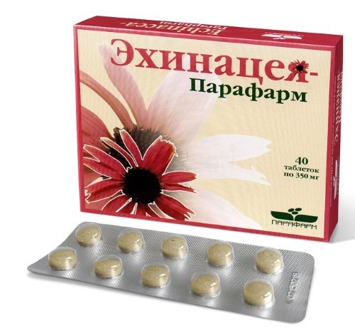 Эхинацея-парафарм 40 шт. таблетки инструкция по применению