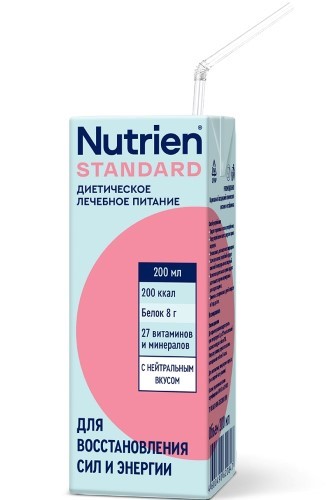 Изображение товара Нутриэн стандарт с нейтральным вкусом 200 мл - энтеральное питание для взрослых и детей