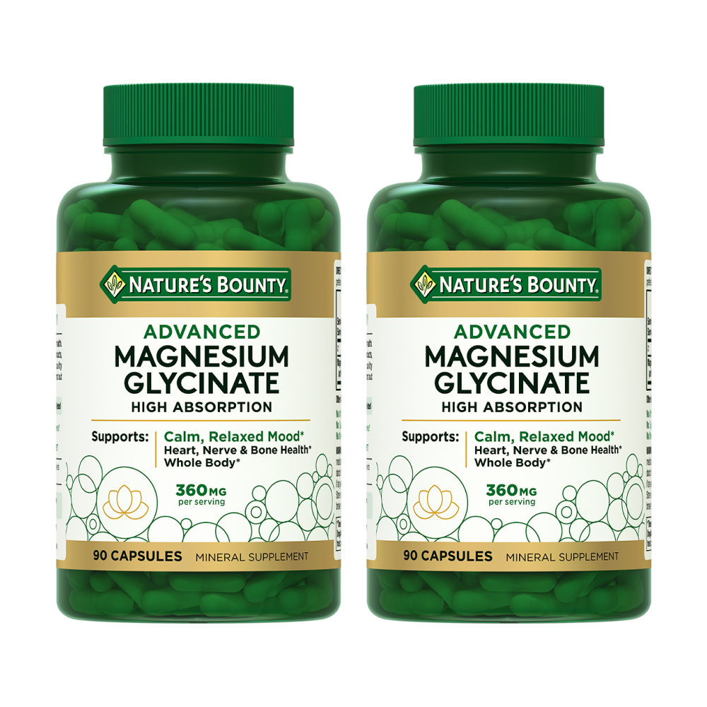 Изображение товара Набор Natures bounty глицинат магния №90 из 2 уп Изображение товара Набор Natures bounty глицинат магния №90 из 2 уп