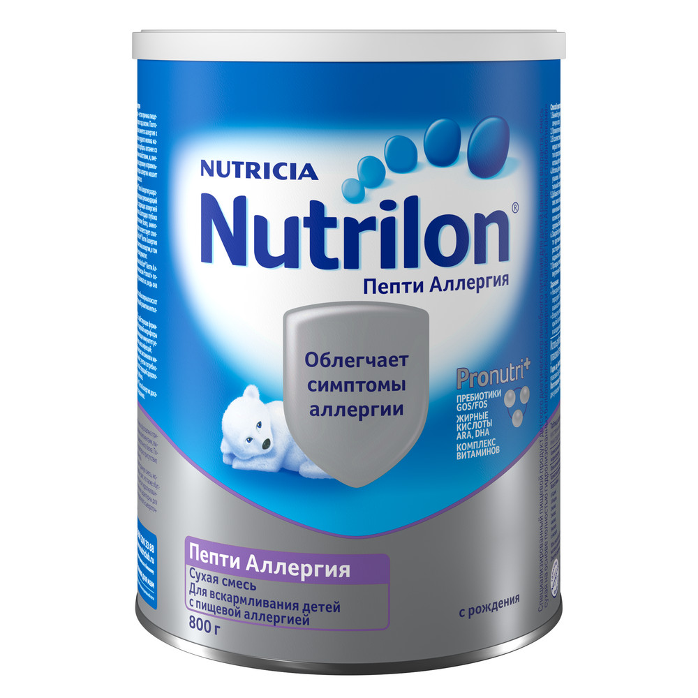 Изображение товара Nutrilon пепти аллергия сухая детская смесь 800 г для малышей до 6 месяцев