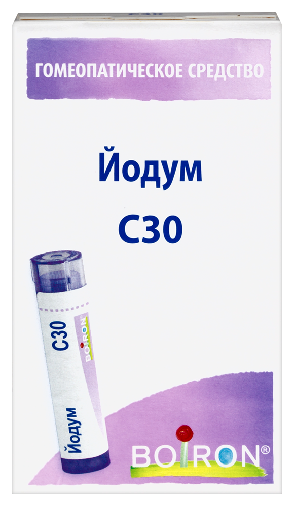 Изображение товара Гомеопатические гранулы Йодум с 30 г натуральный препарат для укрепления здоровья