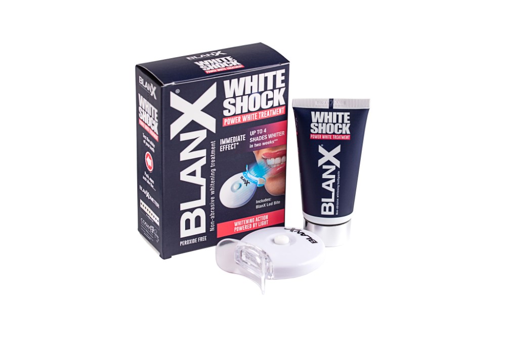 Изображение товара Blanx white shock зубная паста отбеливающий уход+световой активатор 50 мл