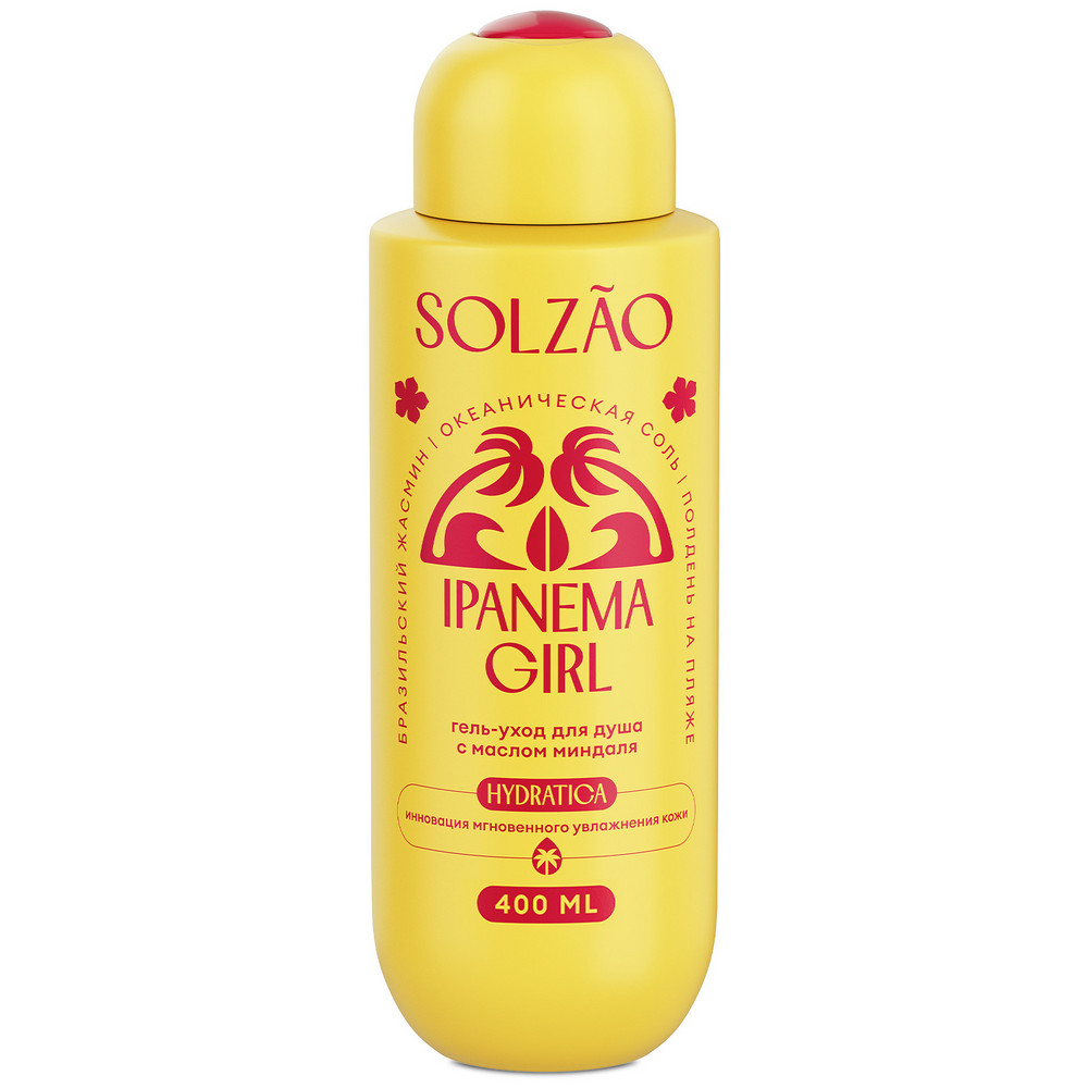 Изображение товара Solzao ipanema girl гель-уход для душа с маслом миндаля 400 мл