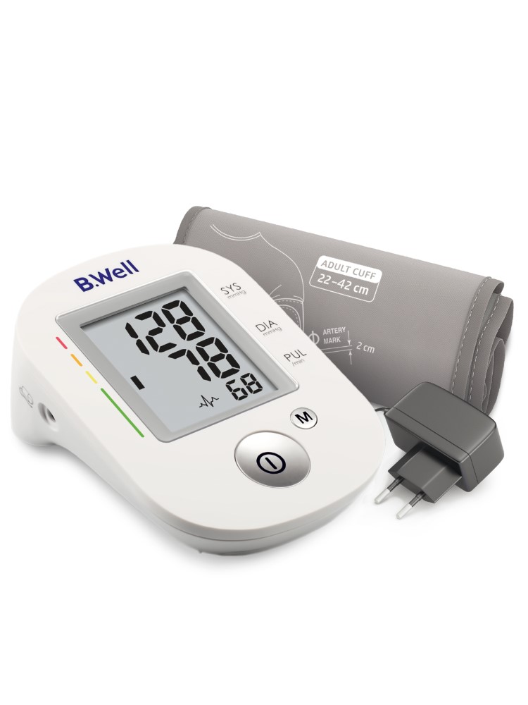 Изображение товара Автоматический тонометр Pro-35 с адаптером и манжетой M-L для дома и клиники