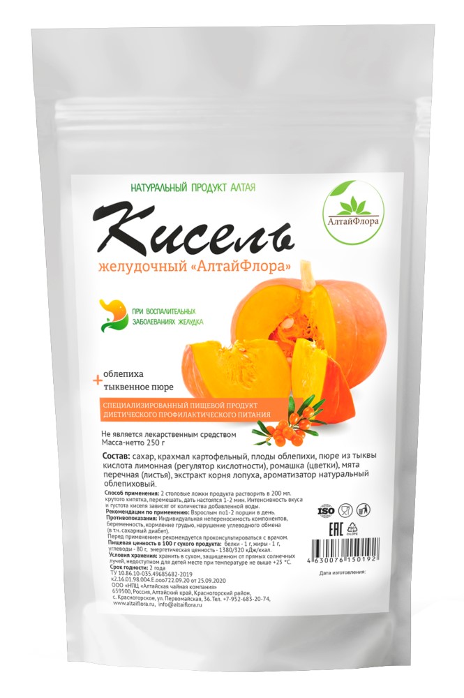 Изображение товара Кисель желудочный алтайфлора 250 гр для воспалительных заболеваний желудка