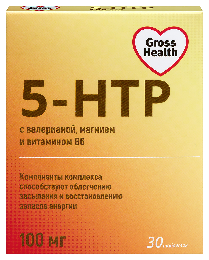 Изображение товара Gross health 5-нтр с валерианой, магнием и витамином B6 - 30 таблеток