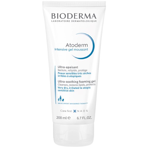 Изображение товара Bioderma Atoderm гель интенсив очищающий для сухой раздраженной и атопичной кожи 200 мл