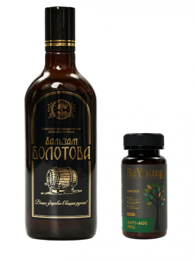 Изображение товара Набор БАЛЬЗАМ БОЛОТОВА+ЮВИТАЛ (защита и энергия)