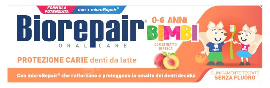 Изображение товара Biorepair kids зубная паста для детей 0-6 лет с экстрактом персика 50 мл Изображение товара Biorepair kids зубная паста для детей 0-6 лет с экстрактом персика 50 мл