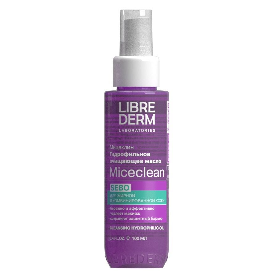 Изображение товара Librederm miceclean sebo гидрофильное масло для жирной кожи 100 мл