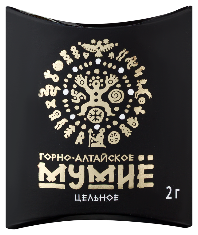 Изображение товара Мумие горно-алтайское 2 гр в стике-пакете для здоровья