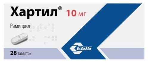 Хартил 10 мг 28 шт. таблетки инструкция по применению