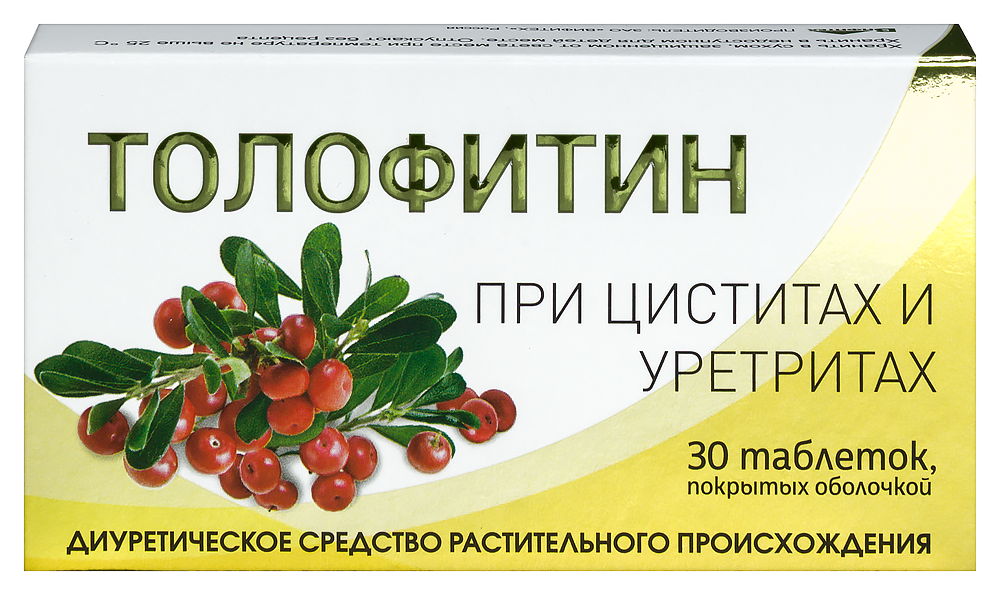 Изображение товара Толофитин 30 таблеток для лечения воспалительных заболеваний мочевого пузыря