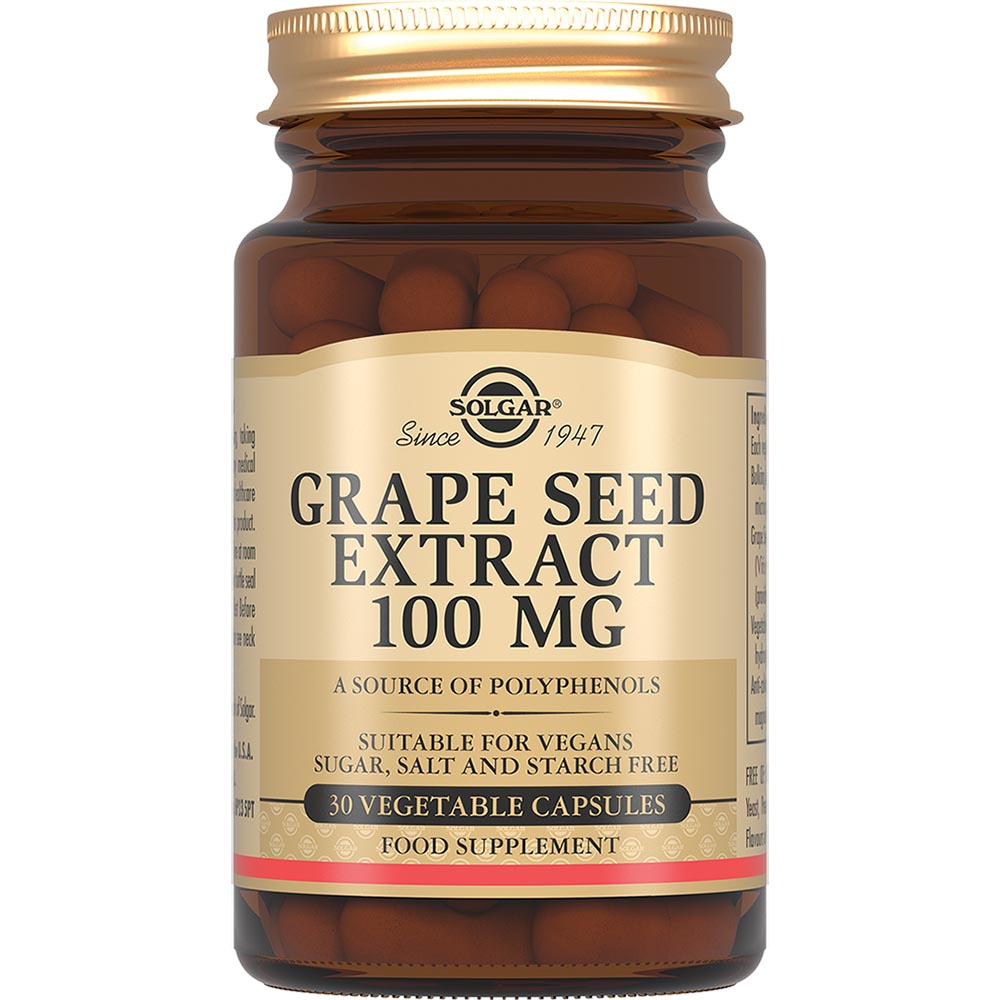 Изображение товара Солгар экстракт виноградных косточек 30 капсул биологическая добавка антиоксидант