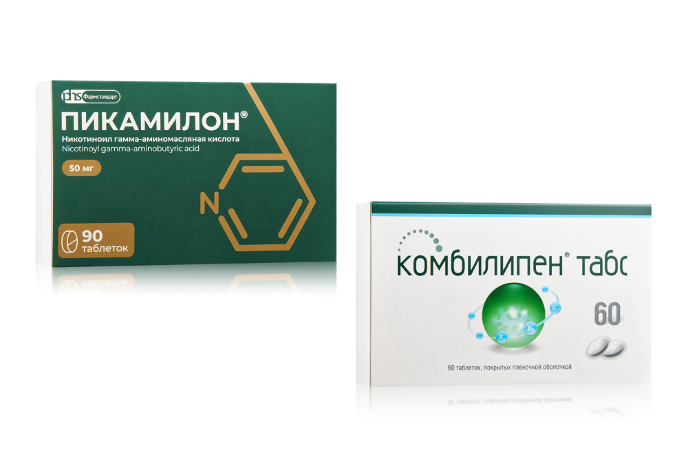 Изображение товара Набор "Комплексная терапия хронического алкоголизма": Пикамилон таб 50мг №90 + Комбилипен табс №60 Изображение товара Набор "Комплексная терапия хронического алкоголизма": Пикамилон таб 50мг №90 + Комбилипен табс №60