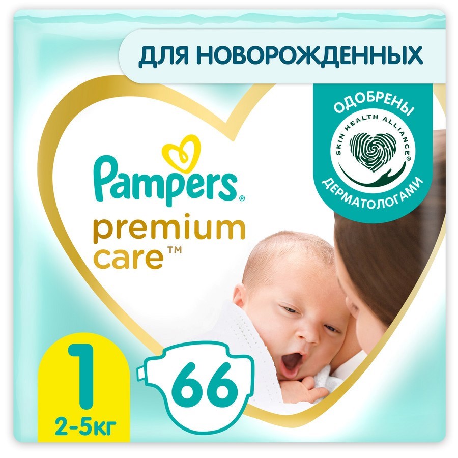 Pampers premium care подгузники размер 1 66 шт. инструкция по применению