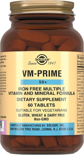 Изображение товара Солгар мультивитаминный и минеральный комплекс 50+ 60 таблеток для пожилых