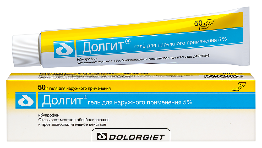 Изображение товара Долгит 5% гель для наружного применения 50 гр