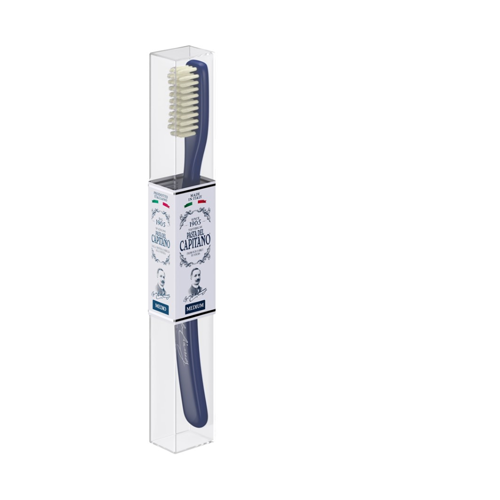 Изображение товара Зубная щетка Pasta del capitano 1905 replay 1960 синяя средней жесткости