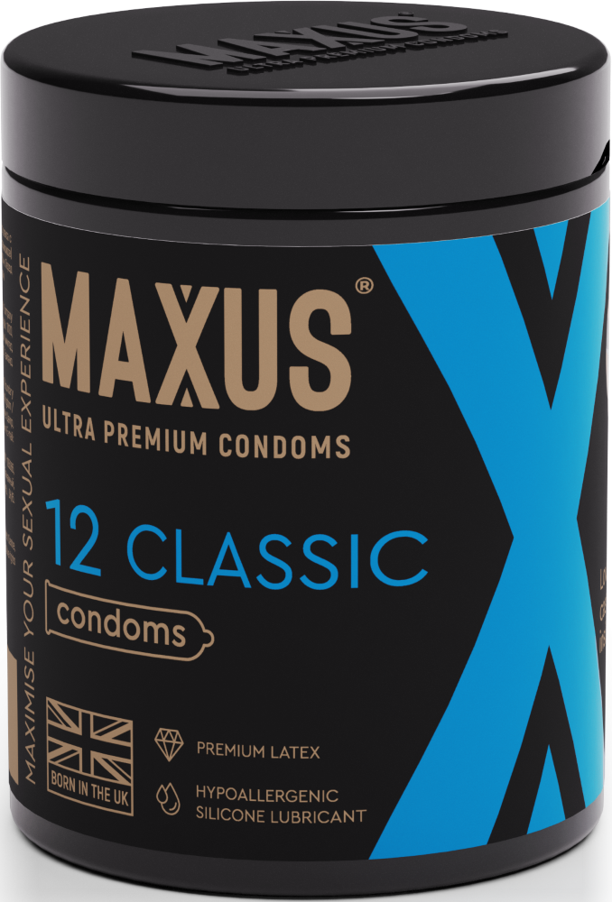 Изображение товара Презервативы Maxus Classic мужские из натурального латекса 12 шт
