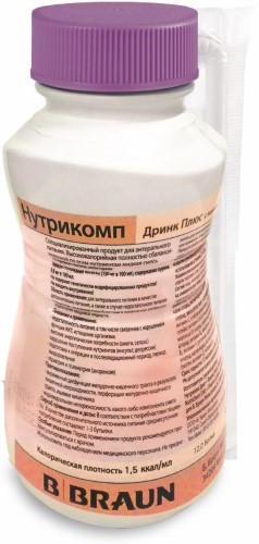 Изображение товара Нутрикомп дринк плюс 200 мл с клубничным вкусом