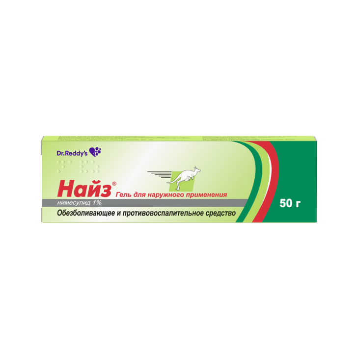 Изображение товара Найз 1% гель для наружного применения 100 г для суставов и мышц