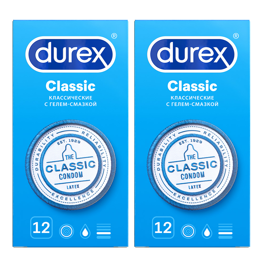 Изображение товара Набор Презервативы Durex Classic 12 х2 Изображение товара Набор Презервативы Durex Classic 12 х2