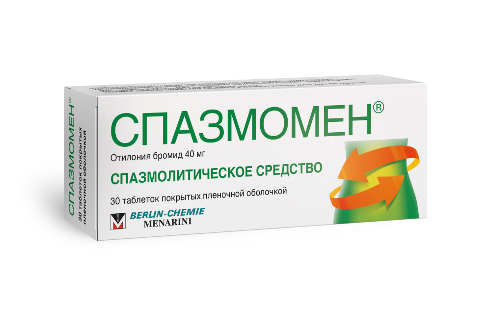 Спазмомен 40 Мг 30 Шт. Таблетки, Покрытые Пленочной Оболочкой.