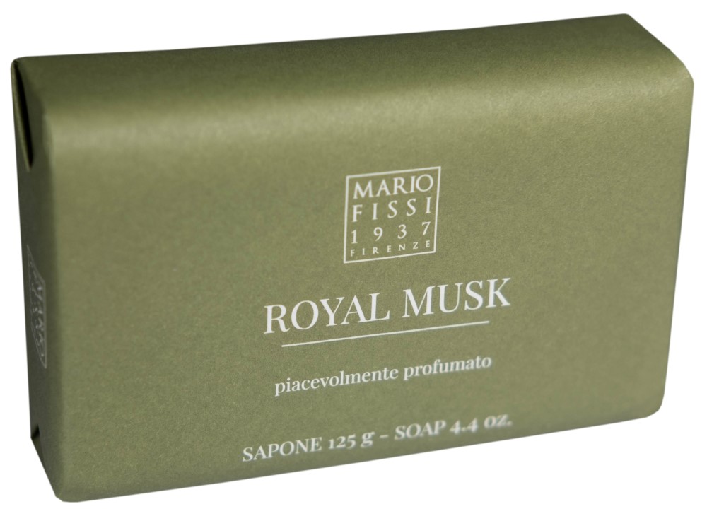 Изображение товара Туалетное твердое мыло Mario Fissi 1937 королевский мускус 125 г