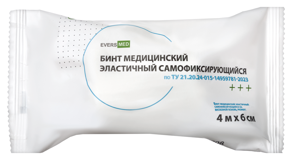 Изображение товара Эластичный самофиксирующийся бинт 4 м х 6 см от evers med Изображение товара Эластичный самофиксирующийся бинт 4 м х 6 см от evers med