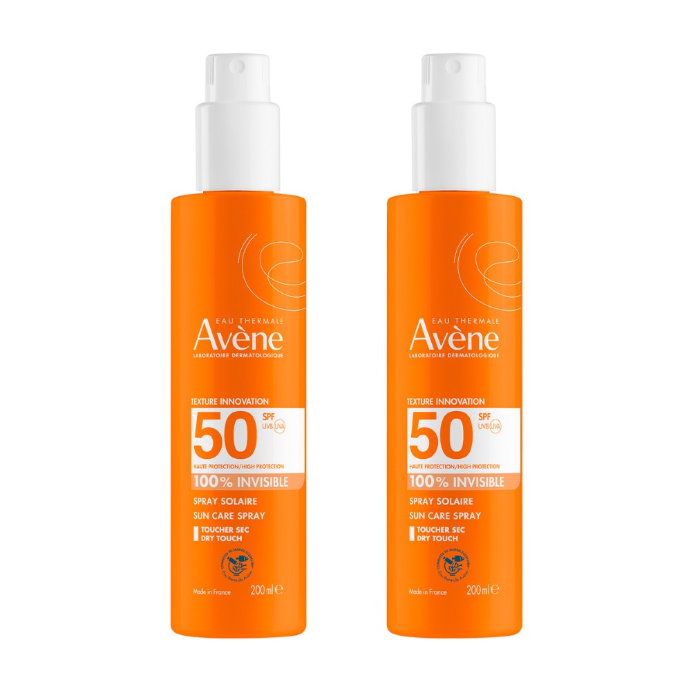 Изображение товара Набор  2уп AVENE СПРЕЙ СОЛНЦЕЗАЩИТ НЕВИДИМЫЙ Д/ЧУВСТВИТ КОЖИ SPF50 200МЛ