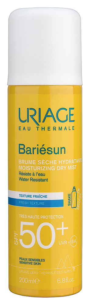 Изображение товара Uriage Барьесан Дымка-спрей сухая SPF50+ 200 мл для защиты кожи взрослых