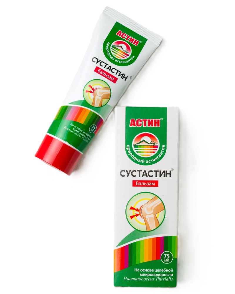 Изображение товара Сустастин бальзам для суставов 75 мл эффективное средство от боли